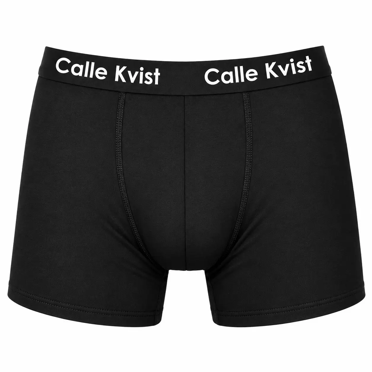 Boxerkalsonger med eget namn – Personliga kalsonger Svarta boxerkalsonger med eget namn på midjebandet – personliga herrkalsonger med namntryck.